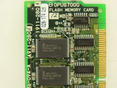 Okuma 1911-2806 Opus 7000 Flash Memory Card 12MB Circuit Board