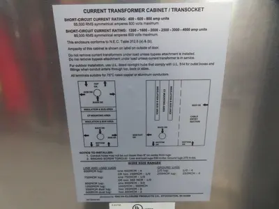 Used MILBANK XCLWM-634UGA Electrical Boxes Texas US | Aucto #1308476