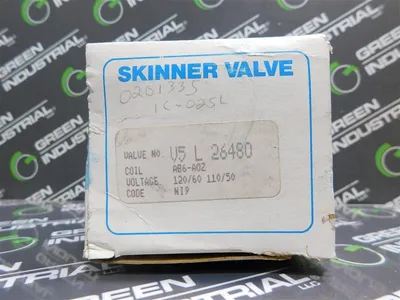 Skinner Valve V5L26480 Solenoid Valve 10W 120V/60Hz 100PSI N19 Code New