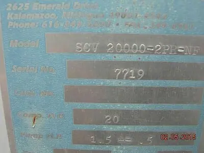 Used KOOLANT KOOLERS/DIMPLEX SCV-20000-2PR-NF Heat Exchangers Wisconsin US | Lemke Machinery Sales #305209