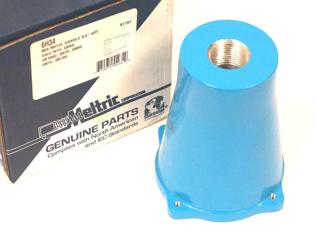 NEW MELTRIC 6H34 60A METAL HANDLE 3/4'' NPT