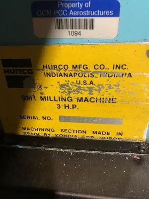 USED HURCO SM1