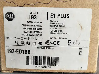 NEW ALLEN-BRADLEY 193-ED1BB