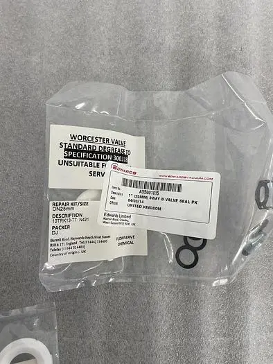 EDWARDS A5500105 1'' 25MM 3WAY VALVE SEAL