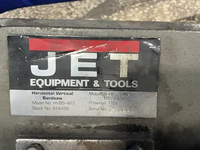 Used JET HVBS463 Horizontal Band Saws Ohio US | HGR 24 #1516931