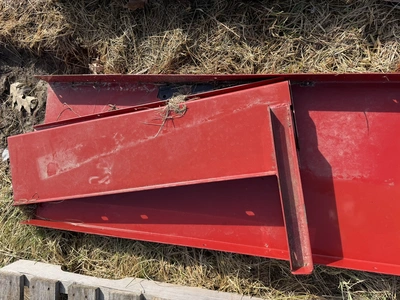 (1) 19" wide x 48" long extension panel with assorted frame components.