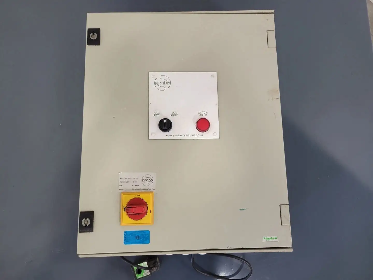 8.9 Amp Control Panel for Panoramic Oscillating Fan