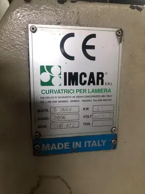 74" Imcar 4 Roll Plate Roll