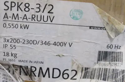 NEW GRUNFOS SPK8-3/2 A-M-A-RUUV PUMP MG71B2-14FT85-C SPK832AMARUUV