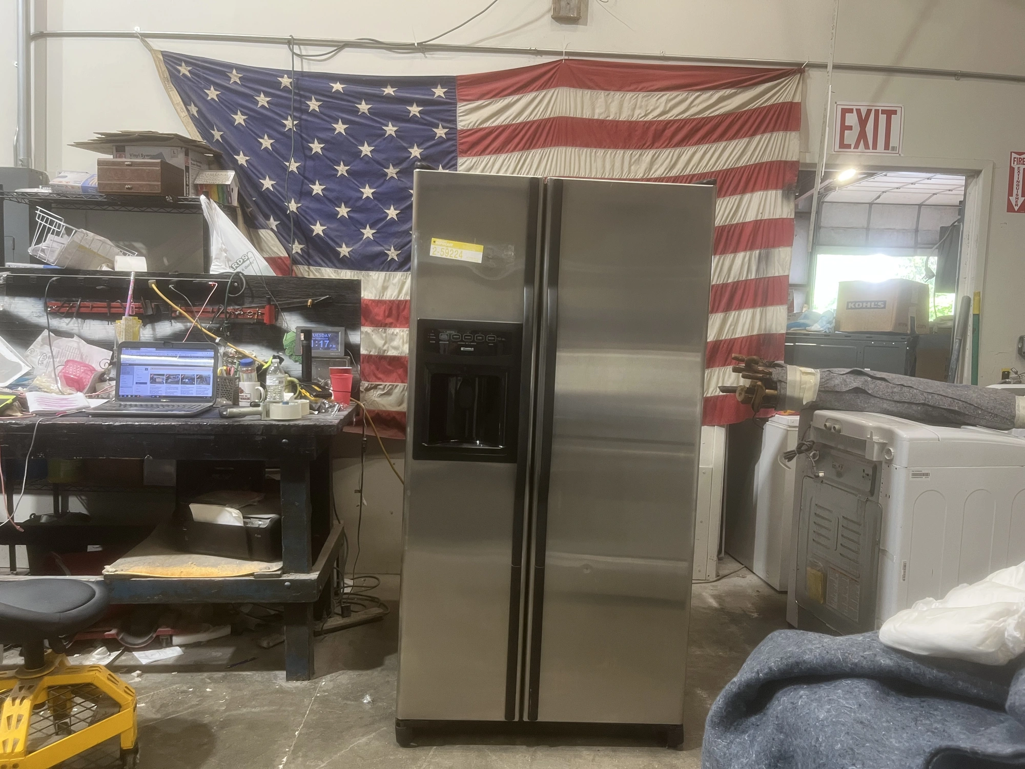 USED KENMORE SIDE BY SIDE