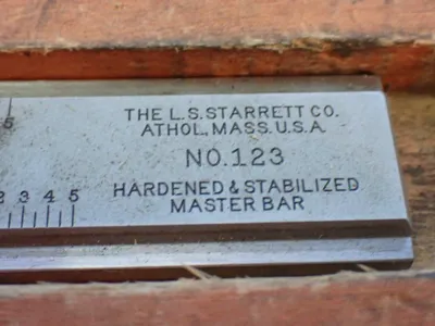 Used STARRETT 123 Vernier Calipers Ohio US | HGR 24 #1233322