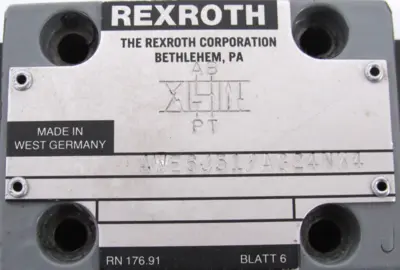 NEW REXROTH 4WE6J51/AG24NK4 SOLENOID VALVE 4WE6J51AG24NK4
