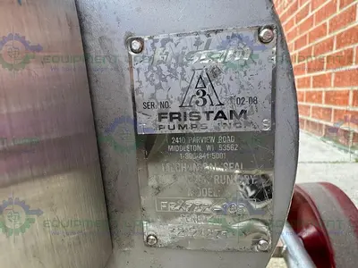USED FRISTAM FPX732-165 CENTRIFUGAL PUMP W/STAINLESS 7 1/2 HP MOTOR, 480V, CONTROLLER