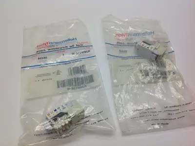 USED HELLERMANNTYTON CAT 5E KEYSTONE LOT OF 2