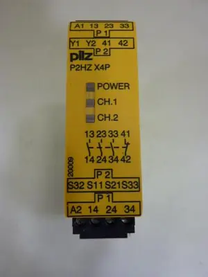 USED PILZ P2HZX4P24VDC3N/O1N/C