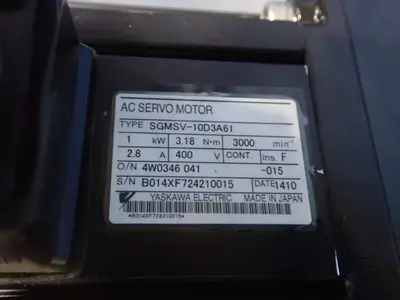 USED YASKAWA ELECTRIC SGMSV10D3A61