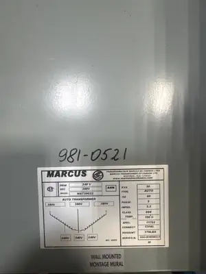 30 KVA - 380V to 240V 3 Phase Auto-Transformer