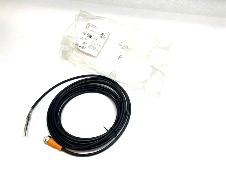 Used IFM M12 SENSOR CABLE 5-PIN FEMALE SHIELDED EVC5455 5M Cable & Wire | Maverick Industrial Sales #1100660