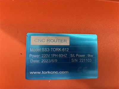 Used 2023 TORK SS-3-612 CNC Routers Florida US | MachineryMax #1352124