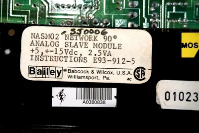 REPAIRED BAILEY CONTROLS NASM-02 ANALOG SLAVE MODULE NASM02