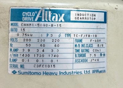 USED ALTAX CNHM1-5090-B-15