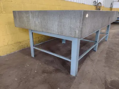 8' X 4' X 10" CHALLENGE PRECISION LAYOUT INSPECTION GRANITE TABLE: STOCK #23807