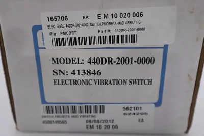 METRIX VIBRATION 440DR-2001-0000 / 440DR20010000 (BRAND NEW) STOCK G694