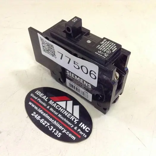 Used SIEMENS BQ1B020L Circuit Breakers Michigan US | Ideal Machinery #709473
