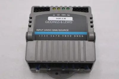 GIDDINGS & LEWIS M.1300.7372 R1 Input Module 24VDC SINK/SOURCE STOCK 649-D