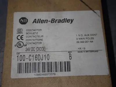 Used ALLEN BRADLEY 100C16DJ10 PLC Contactors | HGR 24 #752358