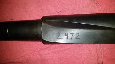 2.475'' Carbide Insert 8'' Twist Drill #3 Morse taper