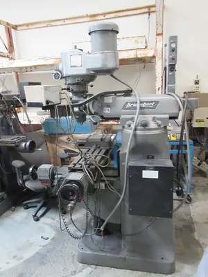 Bridgeport, vertical mill, digital read out, 2 HP, 240 V.