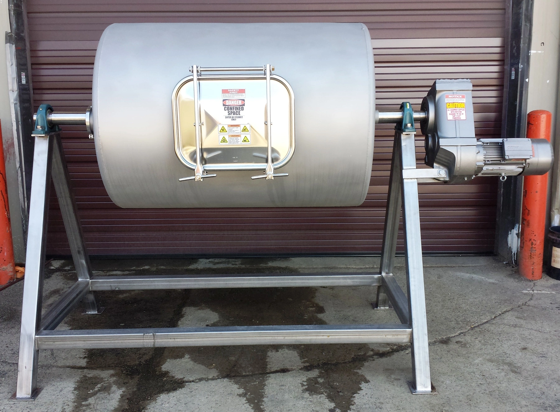 NEW: Bcast 200 gallon butter churn, 304SS.