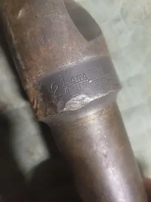 USED MORSE 2 1/4'' HSS TWIST DRILL