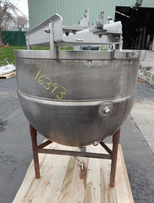 USED BH HUBERT AND SONS 150 GALLON KETTLE