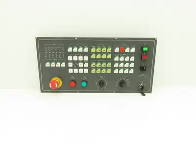 Mitsubishi MHTS-02A Machine Pushbutton Console Axis Spindle Control Panel
