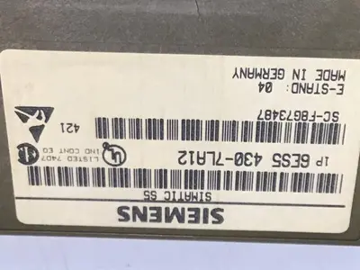USED SIEMENS 6ES5 430-7LA12