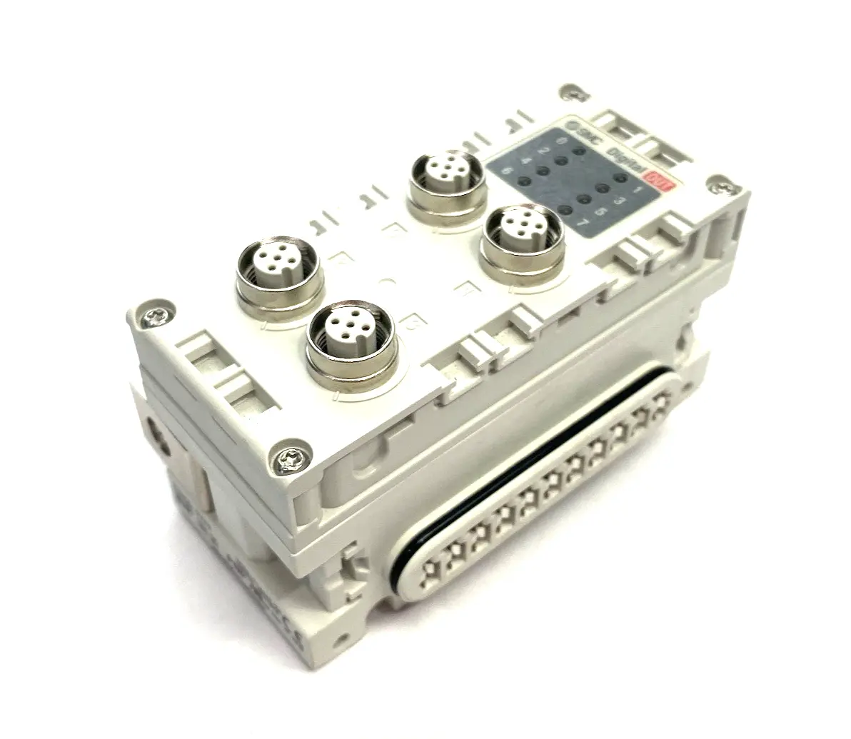 USED SMC DIGITAL OUTPUT MODULE PNP 8-POINT 4XM12