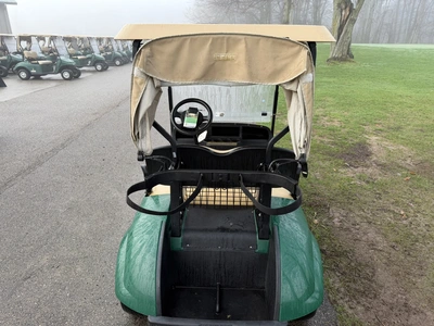 (1) 2017 E-Z-Go golf cart with a Kawasaki gas engine, model 625111G01,includes canopy, ball cover, c...