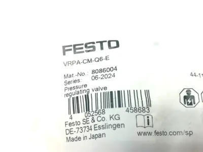 NEW FESTO PNEUMATIC PRESSURE REGULATOR 1-8BAR