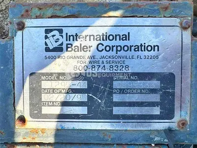 USED 1995 INTERNATIONAL 1295-44 CLOSED DOOR HORIZONTAL WITH CONVEYOR