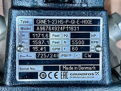 USED Grundfos A96764924P11831