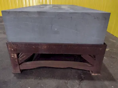 10' x 4' X 16" PRECISION GRANITE SURFACE PLATE W/ TABLE STAND: STOCK #19003