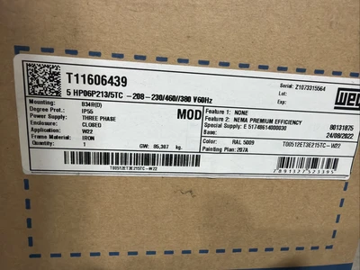 NEW WEG 208/230