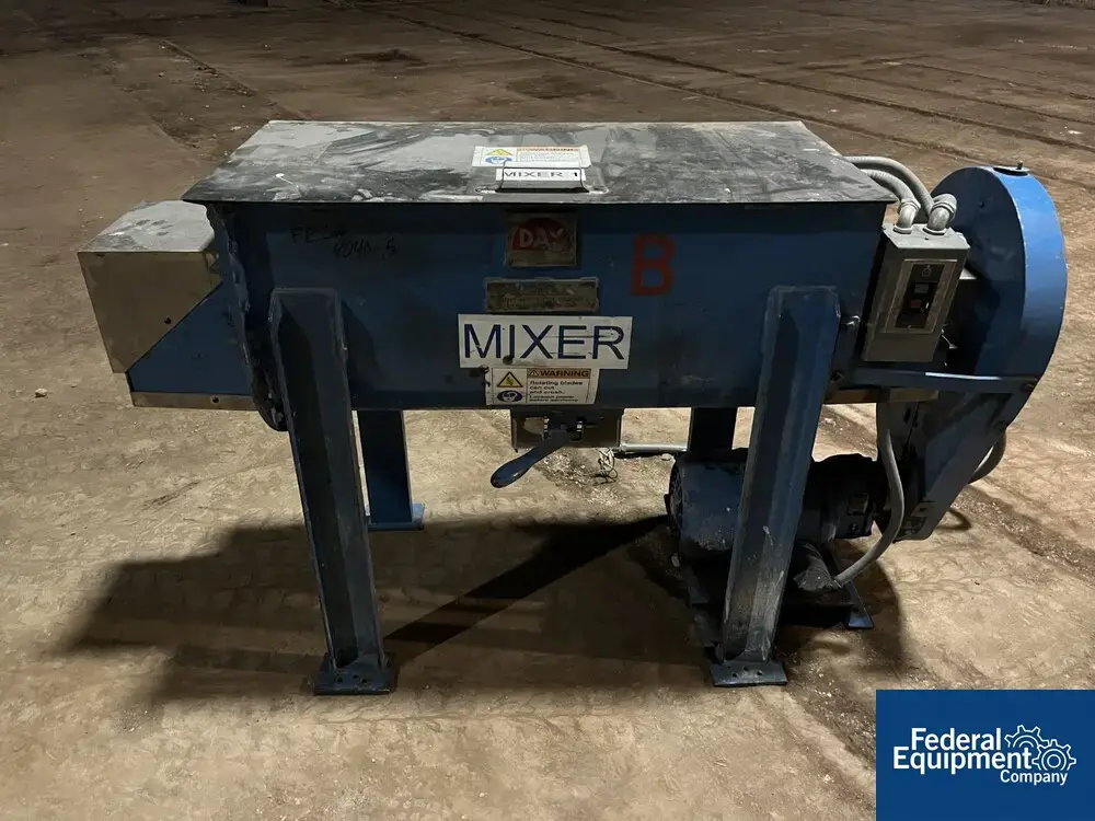 USED DAY 5 Cu Ft Day Ribbon Blender, C/S