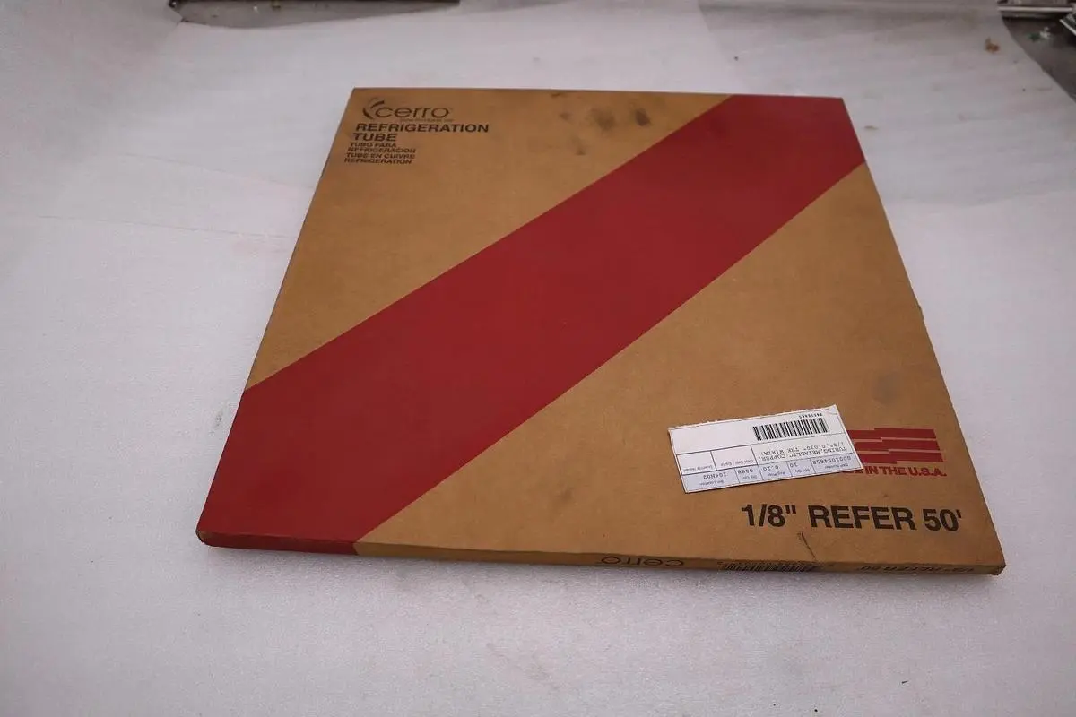 NEW IN BOX Cerro 1/8” Copper Refrigeration Tubing 50' STOCK H303