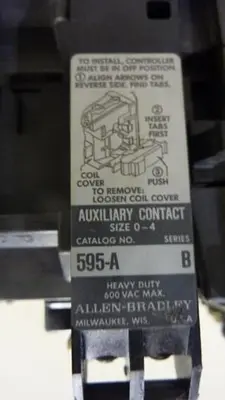 USED ALLEN BRADLEY 509-BOD SER B W36