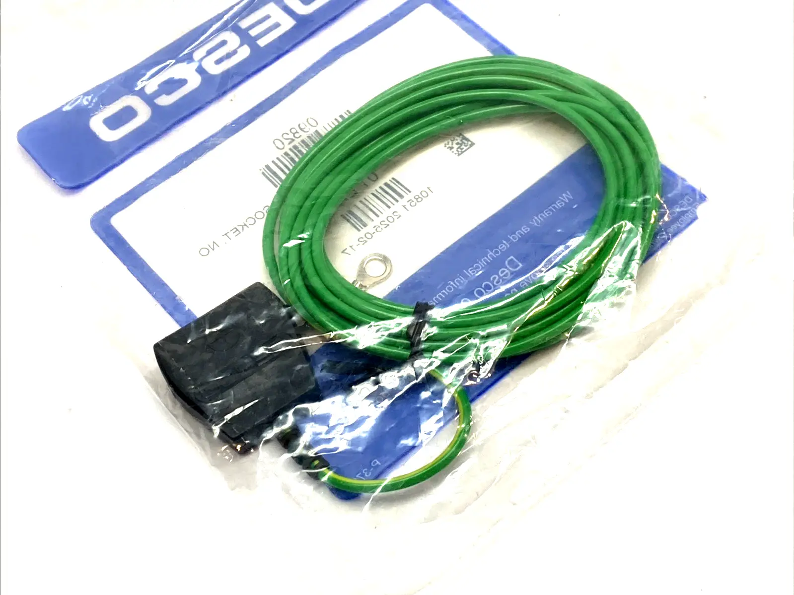 NEW DESCO COMMON POINT GROUND CORD 10MM SOCKET NO RESISTOR 10'