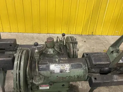 3,000 LBS X 12" LITTELL MODEL #20-12 DOUBLE END PULL OFF UNCOILER COIL REEL: STOCK #23705
