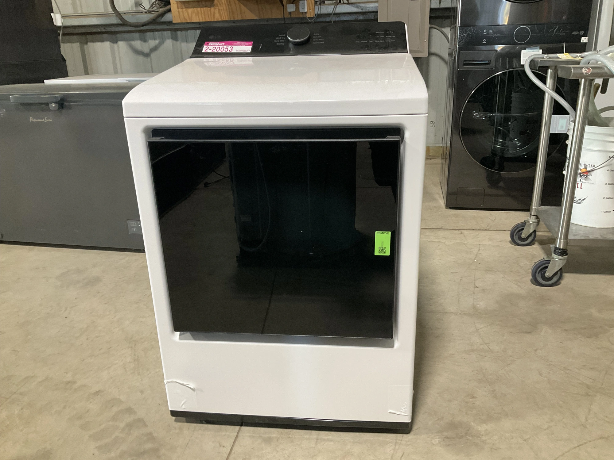 Used LG DLE8400WE 7.3 CU. FT. SMART ELECTRIC DRYER WITH EASYLOAD DOOR - ALPINE WHITE Dryers Michigan US | Miedema Asset Management Group #1577953